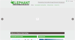 Desktop Screenshot of elephantglobalholdings.com